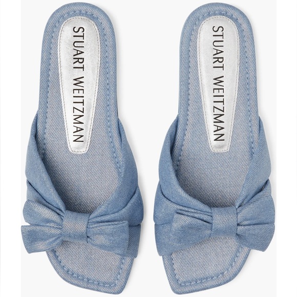 Stuart Weitzman Shoes - Stuart Weitzman Sofia Bow Slide Sandal